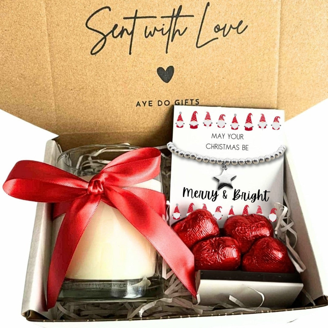 Merry & Bright Gift Hamper with Bracelet