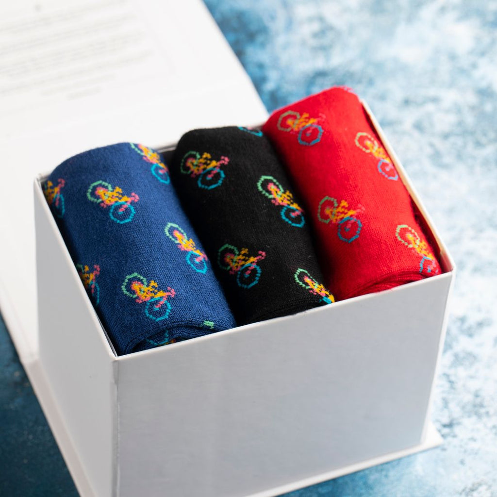 Bamboo Sock Gift Box, 3 Pairs
