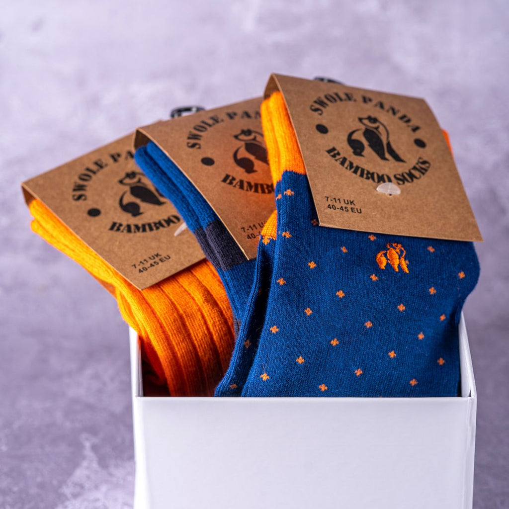 Bamboo Sock Gift Box, 3 Pairs