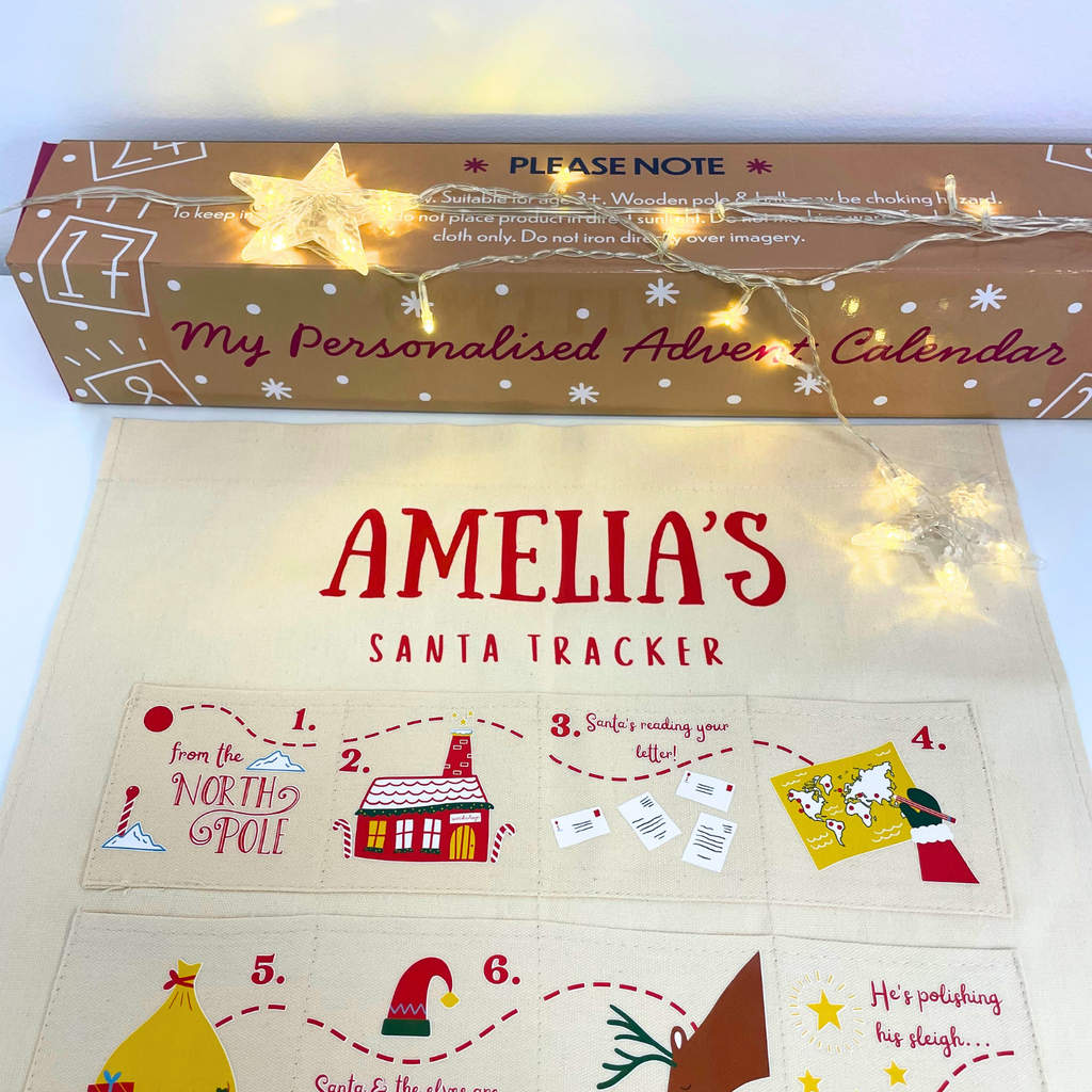 Personalised Santa Tracker Advent Calendar