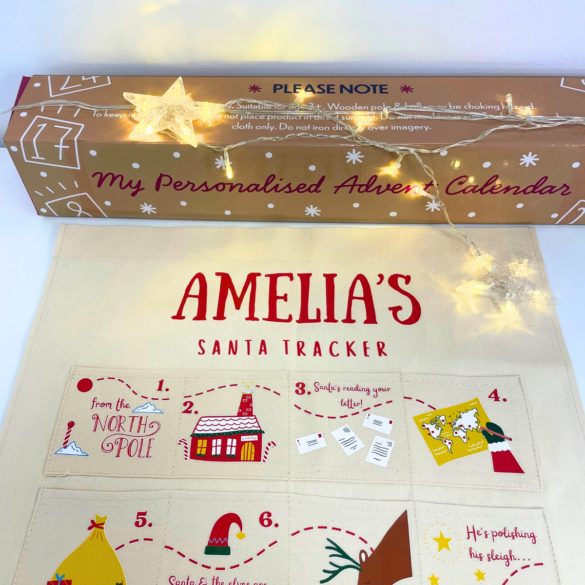 Personalised Santa Tracker Advent Calendar