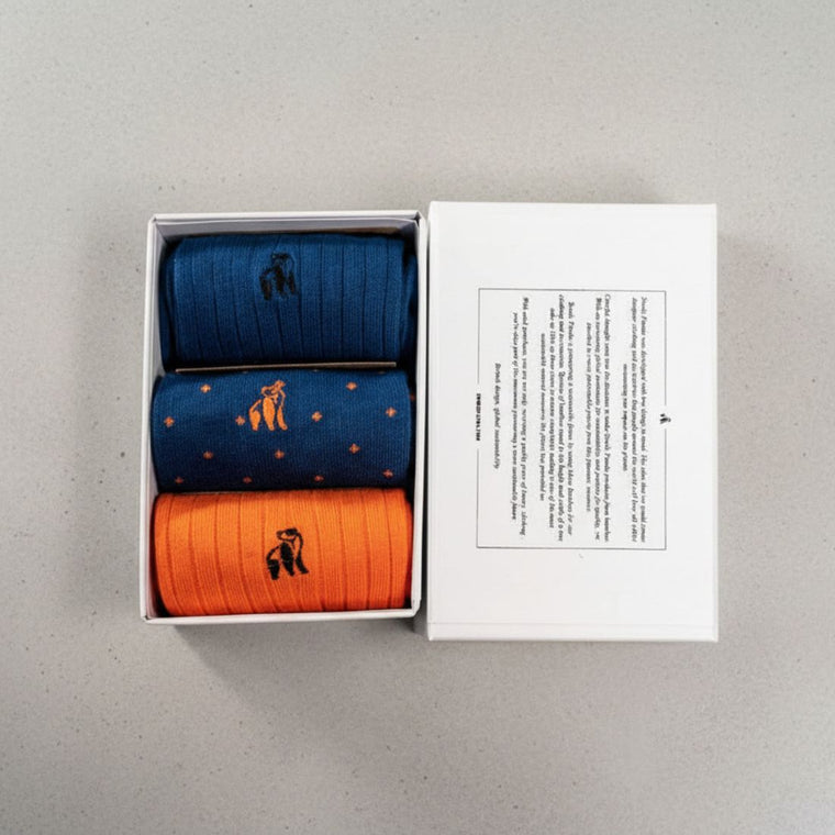 Bamboo Sock Gift Box, 3 Pairs