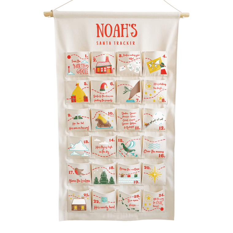Personalised Santa Tracker Advent Calendar