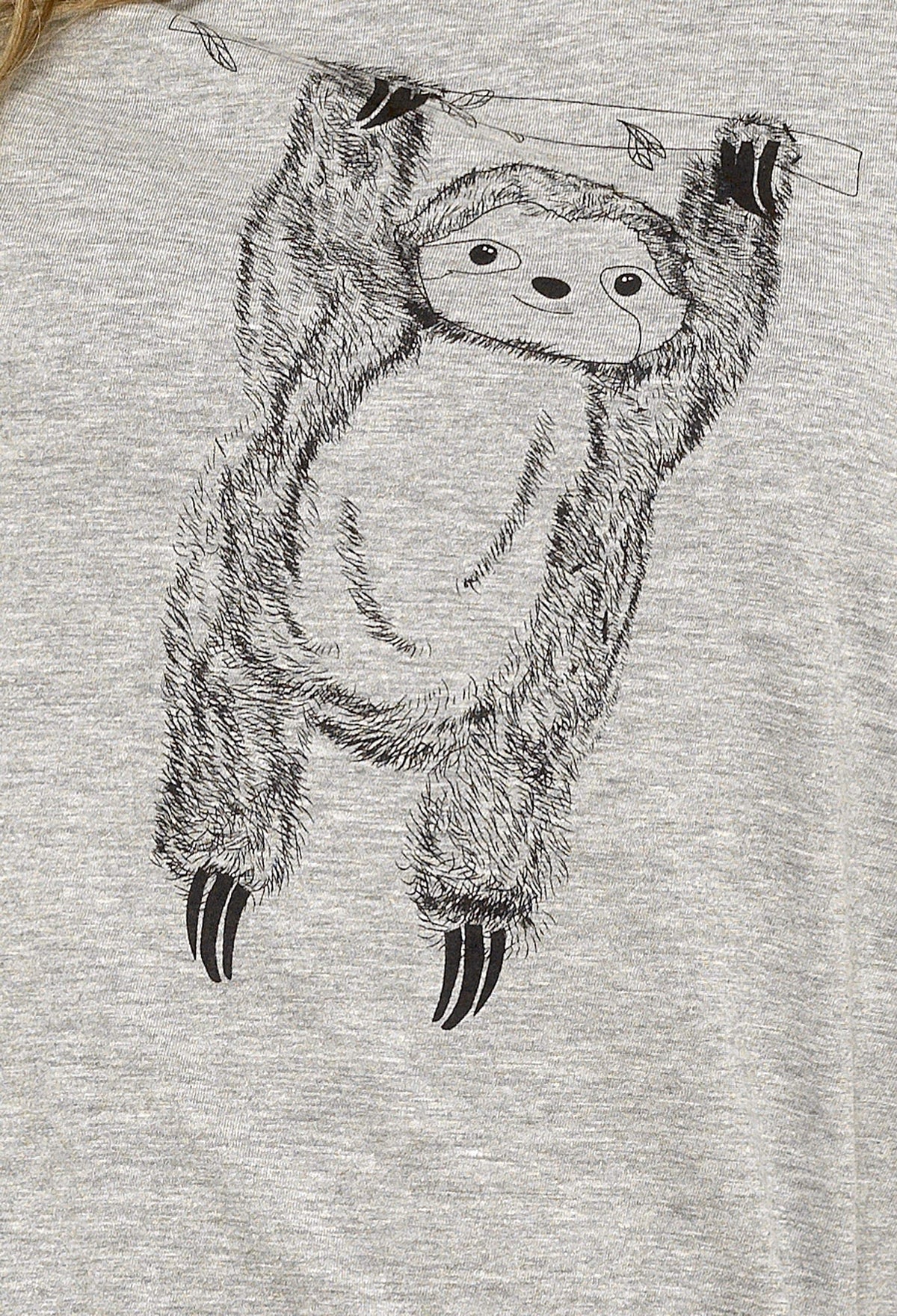 Lazy Sloth Cotton Pyjama Set