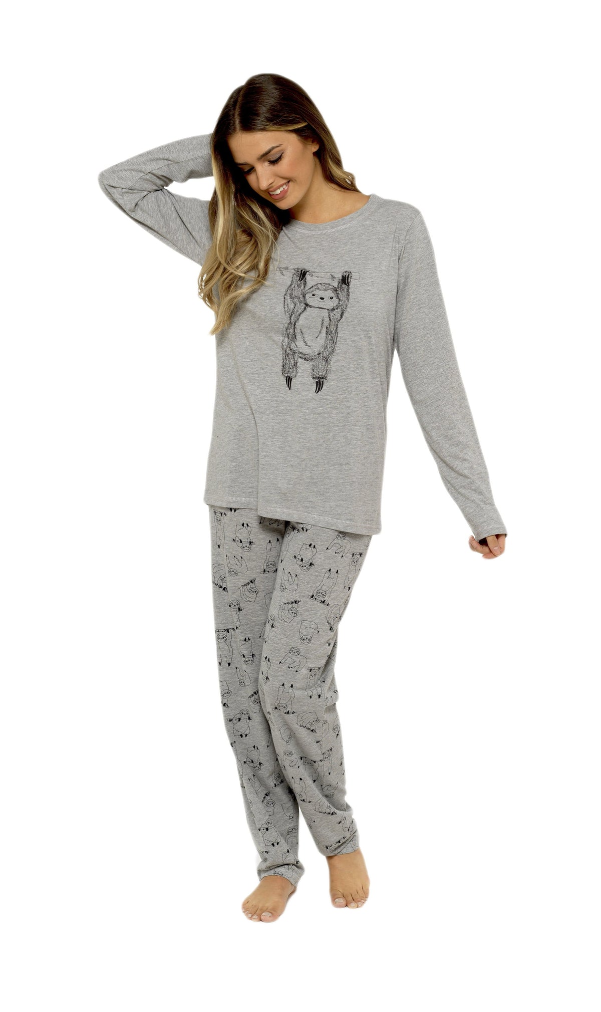 Lazy Sloth Cotton Pyjama Set