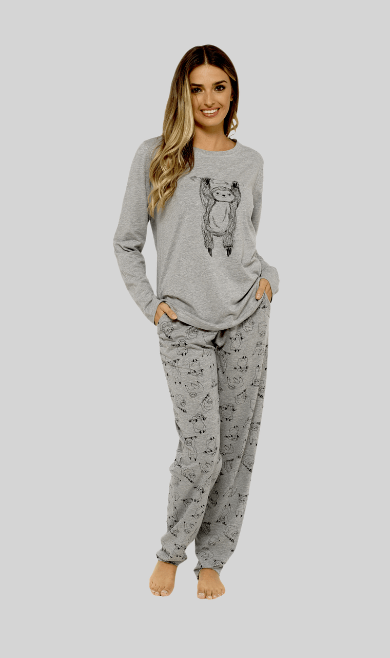 Lazy Sloth Cotton Pyjama Set