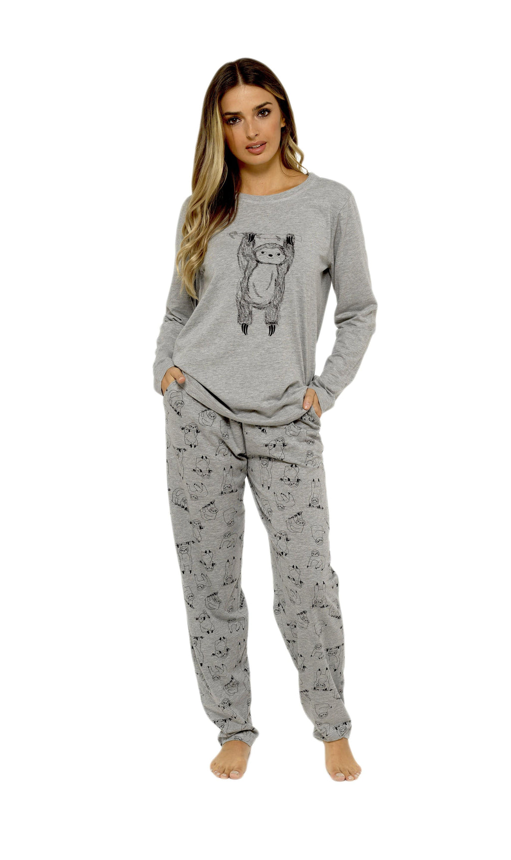 Lazy Sloth Cotton Pyjama Set