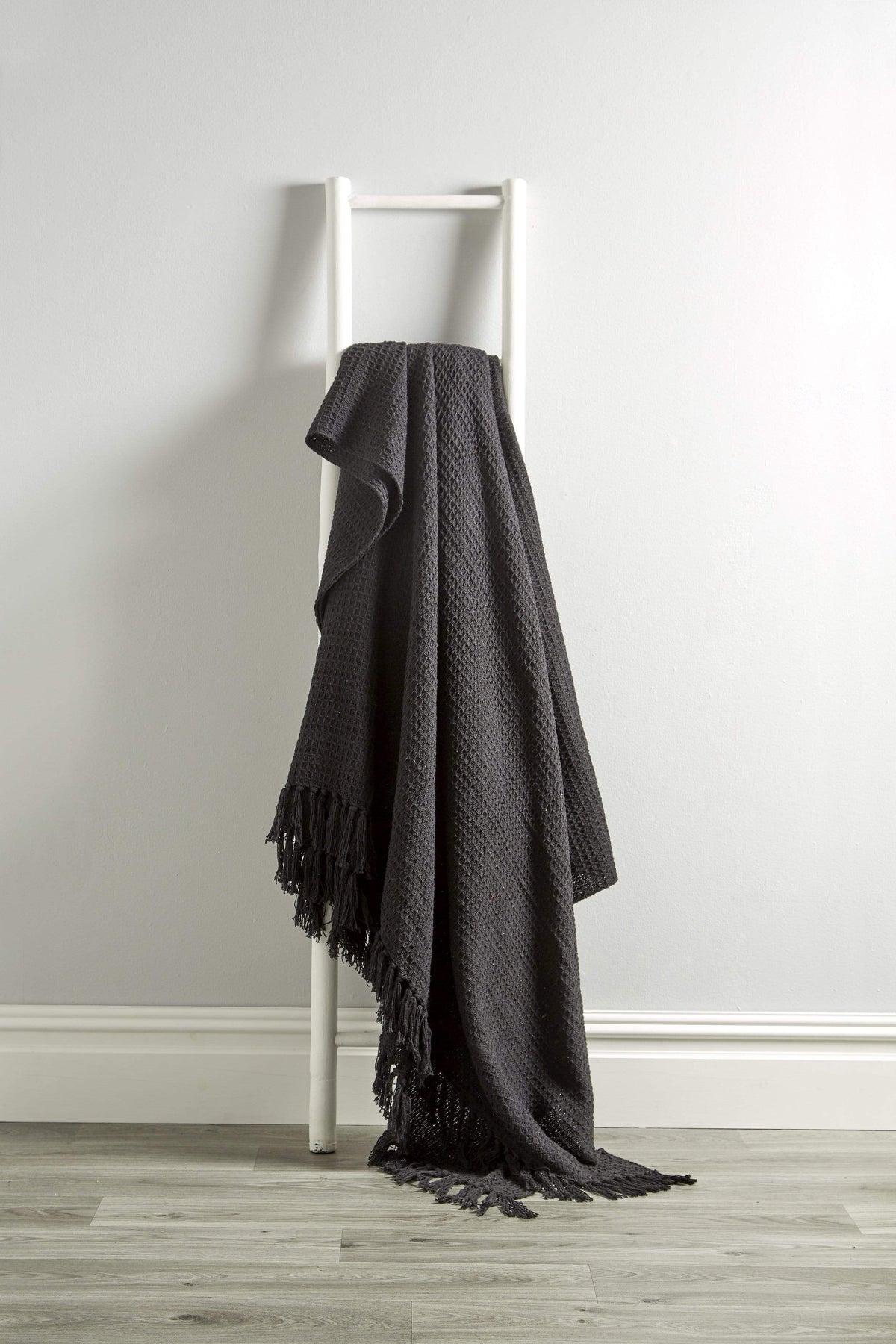 Handwoven Cotton Honeycomb Throw