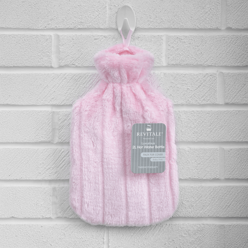 Faux Fur Hot Water Bottle, 2 Litre