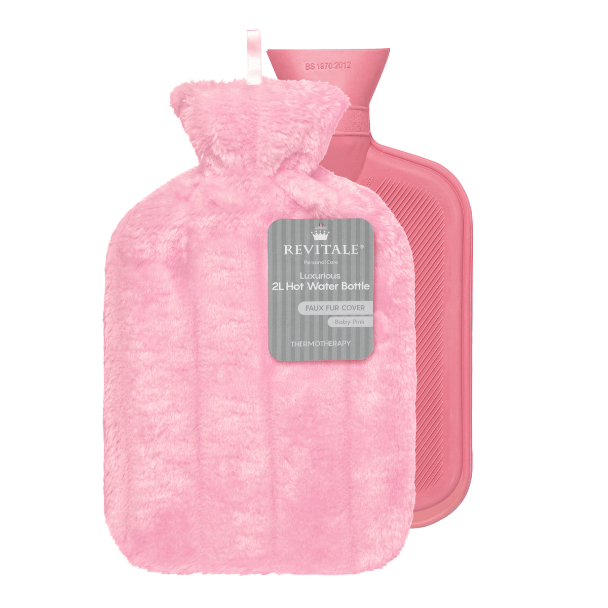 Faux Fur Hot Water Bottle, 2 Litre