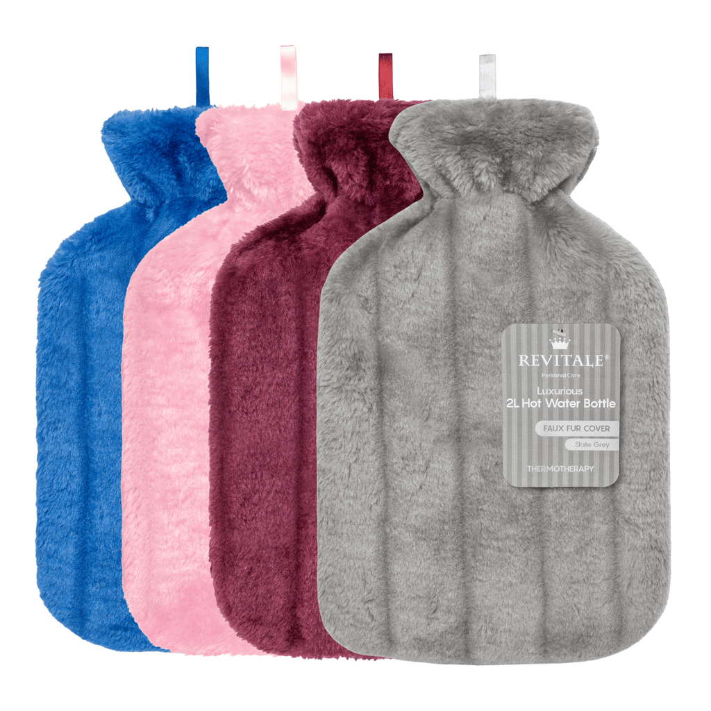 Faux Fur Hot Water Bottle, 2 Litre