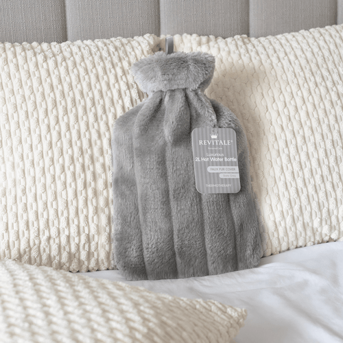 Faux Fur Hot Water Bottle, 2 Litre
