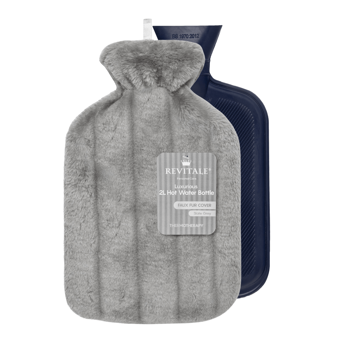 Faux Fur Hot Water Bottle, 2 Litre