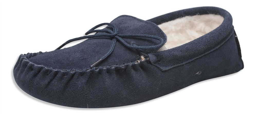 Men's Sheepskin Moccasin Slippers