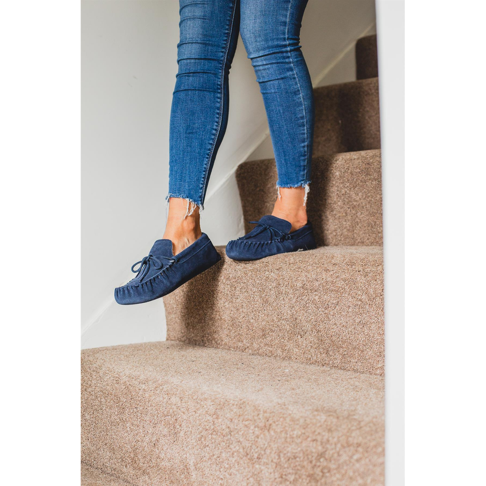 Men's Sheepskin Moccasin Slippers